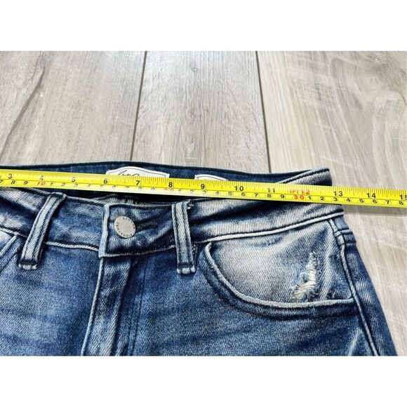 KanCan signature distressed low rise skinny jeans size 24 - Picture 8 of 12